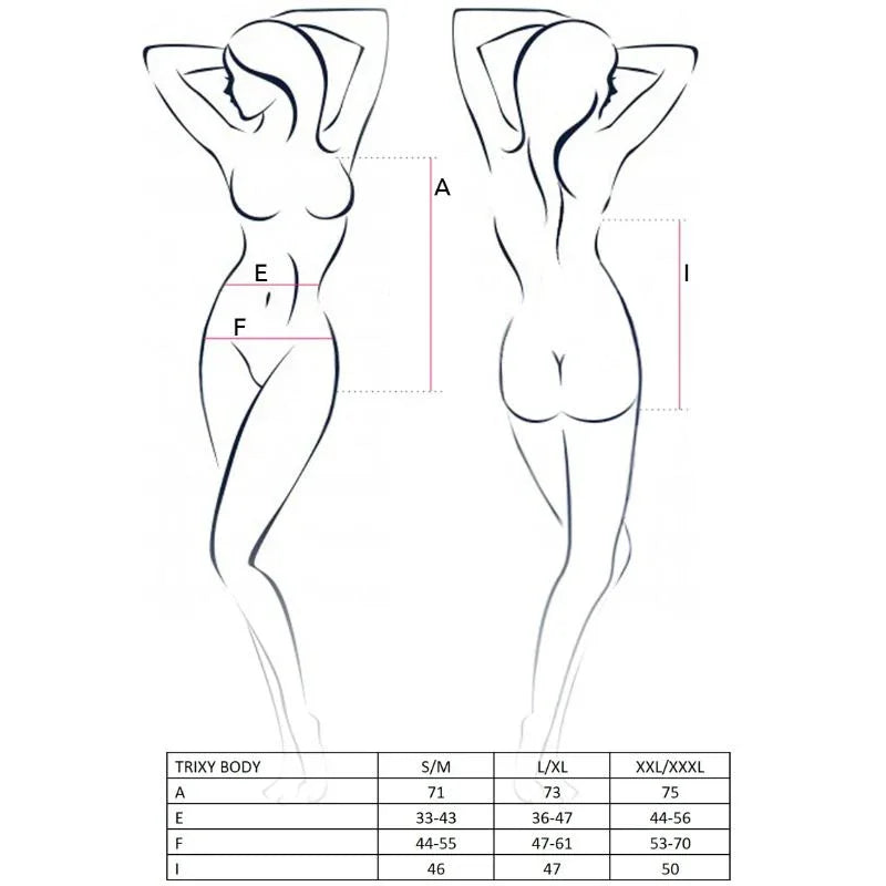 PASSION - WOMAN TRIXY TEDDY SCHWARZ GRÖSSE S/M - Vanelion Paradise