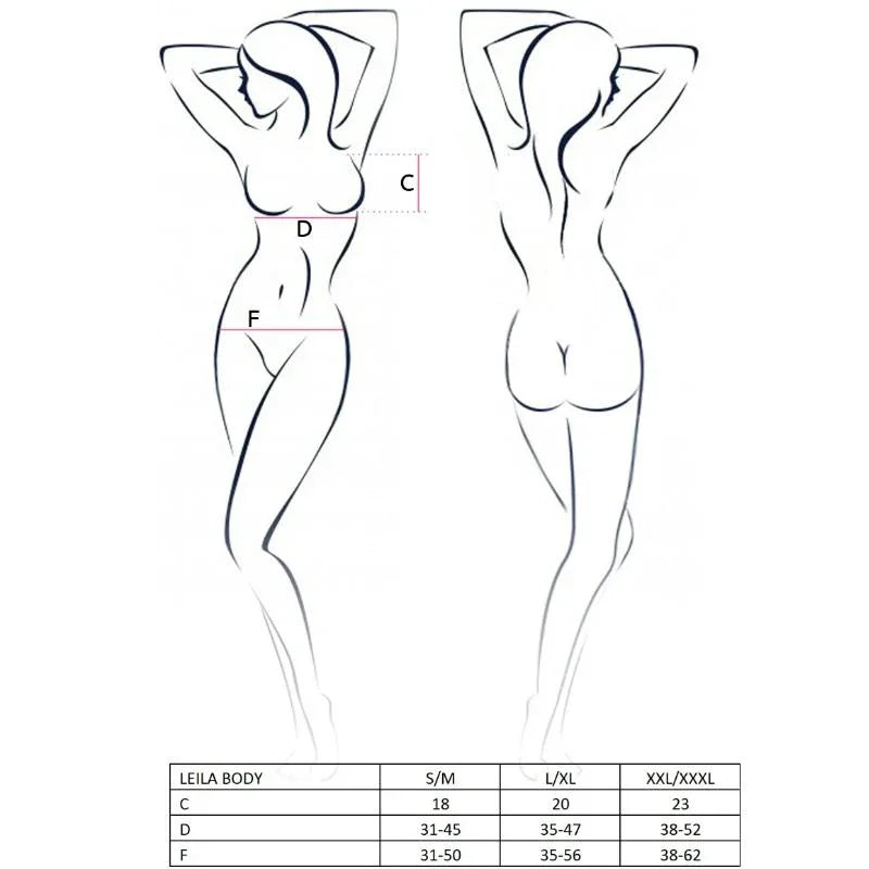 PASSION - WOMAN LEILA TEDDY SCHWARZ GRÖSSE S/M - Vanelion Paradise