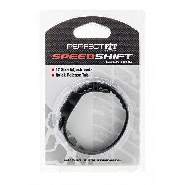 PERFECT FIT BRAND - SPEED SHIFT COCK RING SCHWARZ - Vanelion Paradise