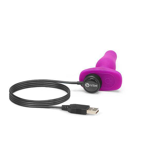 B-VIBE - NOVICE ANAL-STECKER MIT FERNBEDIENUNG FUCHSIA - Vanelion Paradise