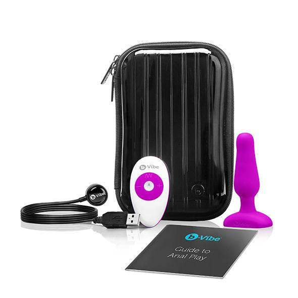 B-VIBE - NOVICE ANAL-STECKER MIT FERNBEDIENUNG FUCHSIA - Vanelion Paradise