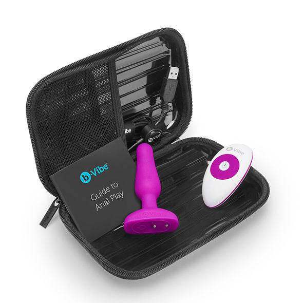 B-VIBE - NOVICE ANAL-STECKER MIT FERNBEDIENUNG FUCHSIA - Vanelion Paradise