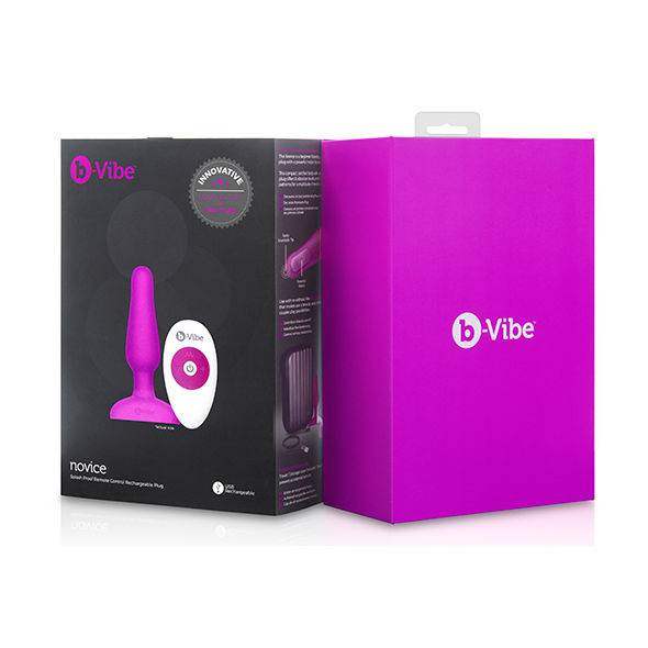 B-VIBE - NOVICE ANAL-STECKER MIT FERNBEDIENUNG FUCHSIA - Vanelion Paradise