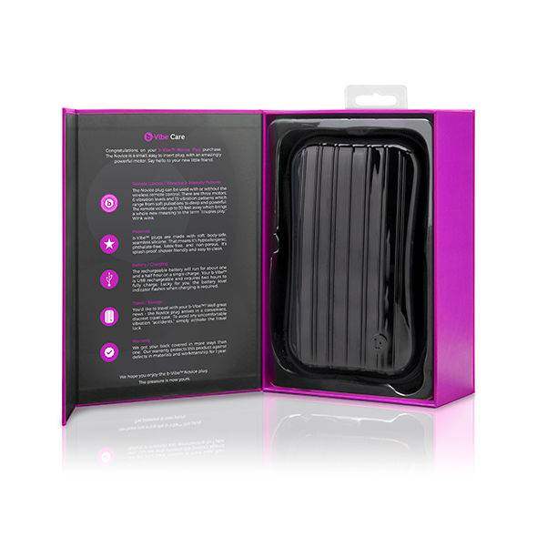 B-VIBE - NOVICE ANAL-STECKER MIT FERNBEDIENUNG FUCHSIA - Vanelion Paradise