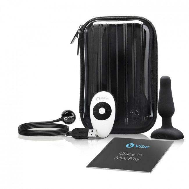 B-VIBE - NOVICE ANAL-STECKER MIT FERNBEDIENUNG SCHWARZ - Vanelion Paradise