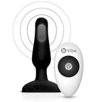 B-VIBE - NOVICE ANAL-STECKER MIT FERNBEDIENUNG SCHWARZ - Vanelion Paradise