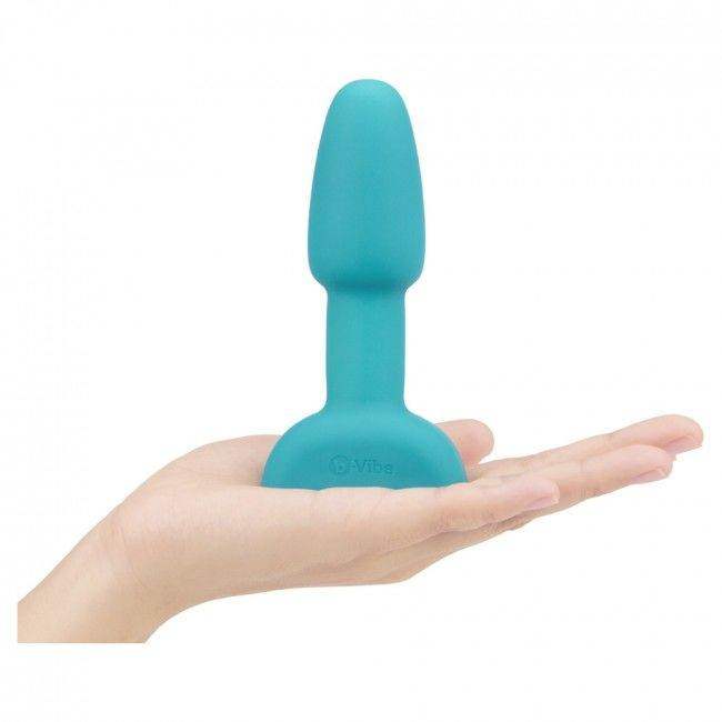 B-VIBE - RIMMING ANALPLUG MIT FERNBEDIENUNG, PETITE TEAL - Vanelion Paradise