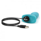 B-VIBE - RIMMING ANALPLUG MIT FERNBEDIENUNG, PETITE TEAL - Vanelion Paradise