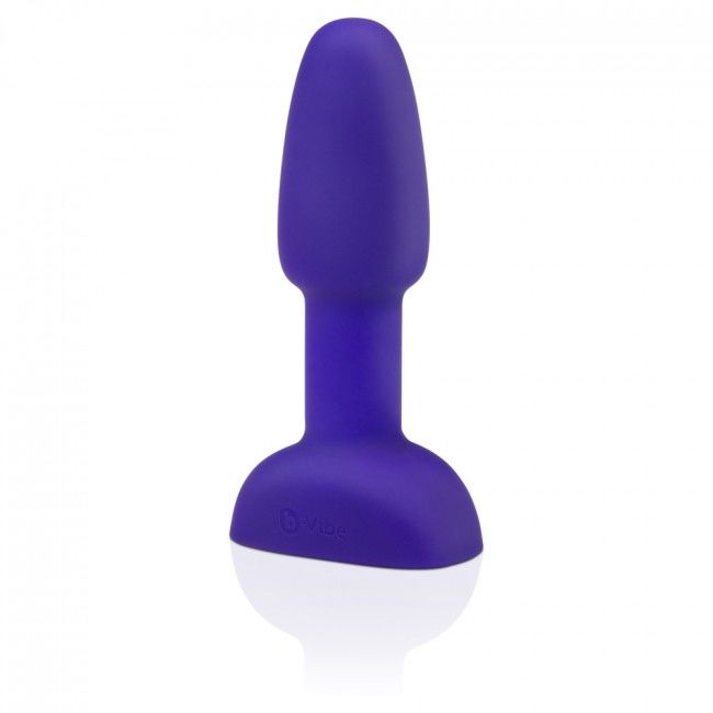 B-VIBE - RIMMING ANALPLUG MIT FERNBEDIENUNG PETITE FLIEDER