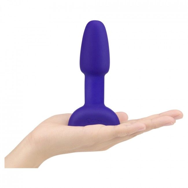 B-VIBE - RIMMING ANALPLUG MIT FERNBEDIENUNG PETITE FLIEDER