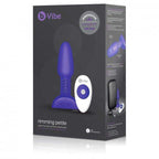 B-VIBE - RIMMING ANALPLUG MIT FERNBEDIENUNG PETITE FLIEDER - Vanelion Paradise