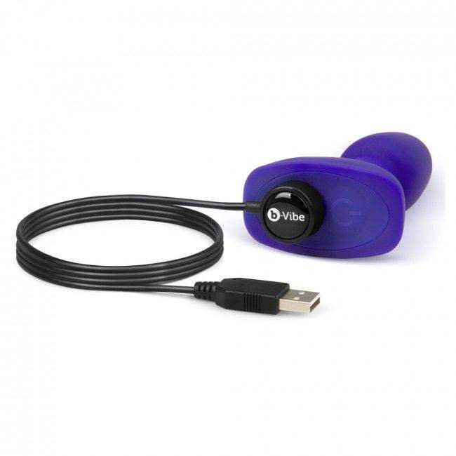 B-VIBE - RIMMING ANALPLUG MIT FERNBEDIENUNG PETITE FLIEDER - Vanelion Paradise
