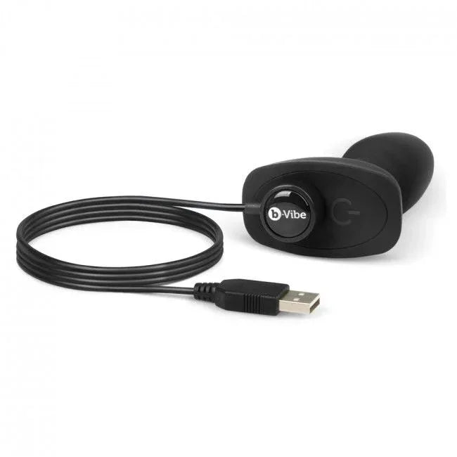 B-VIBE - RIMMING ANALPLUG MIT FERNBEDIENUNG PETITE SCHWARZ - Vanelion Paradise
