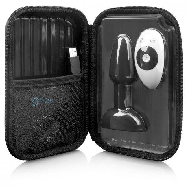 B-VIBE - RIMMING ANALPLUG MIT FERNBEDIENUNG PETITE SCHWARZ - Vanelion Paradise