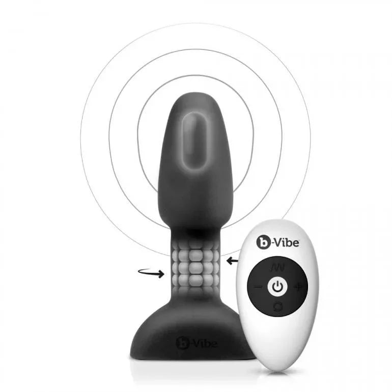 B-VIBE - RIMMING ANALPLUG MIT FERNBEDIENUNG PETITE SCHWARZ - Vanelion Paradise