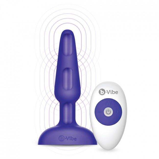 B-VIBE - TRIO FERNBEDIENUNGSSTECKER ANAL LILA - Vanelion Paradise