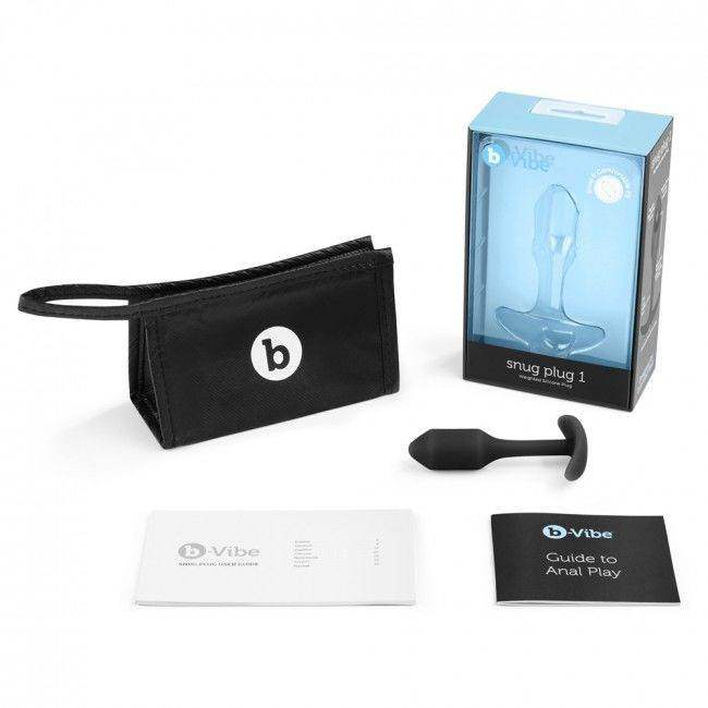 B-VIBE - SNUG PLUG 1 SCHWARZ - Vanelion Paradise