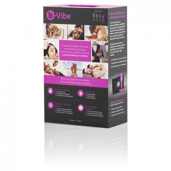 B-VIBE - SNUG PLUG 1 ROSA - Vanelion Paradise