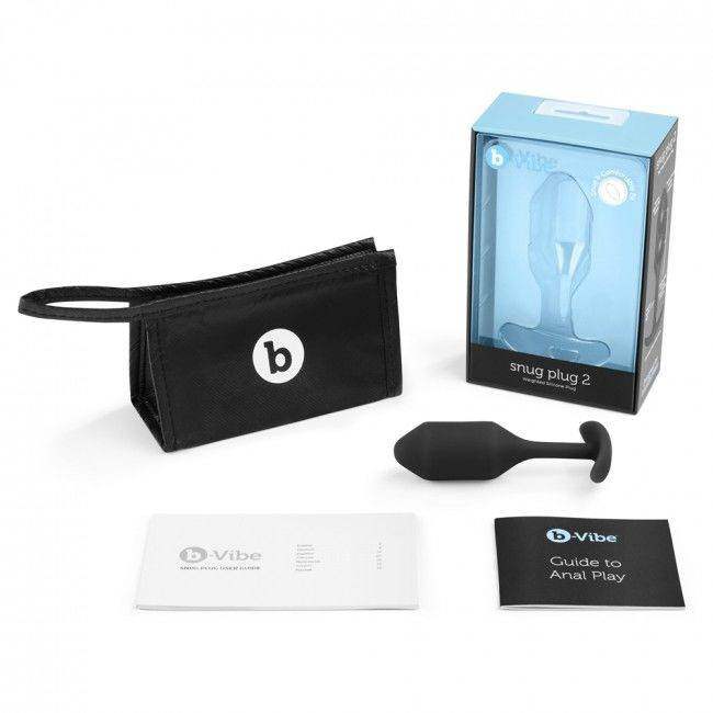 B-VIBE - SNUG ANAL PLUG 2 SCHWARZ - Vanelion Paradise