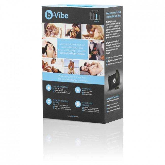 B-VIBE - SNUG ANAL PLUG 2 SCHWARZ - Vanelion Paradise