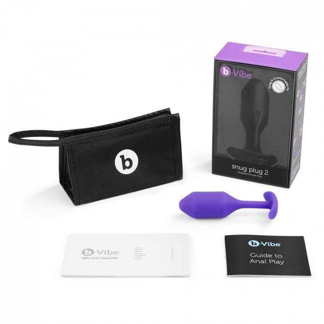 B-VIBE - SNUG ANAL PLUG 2 FLIEDER - Vanelion Paradise