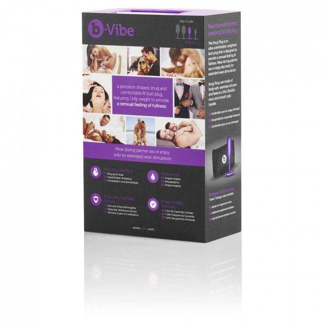 B-VIBE - SNUG ANAL PLUG 2 FLIEDER - Vanelion Paradise