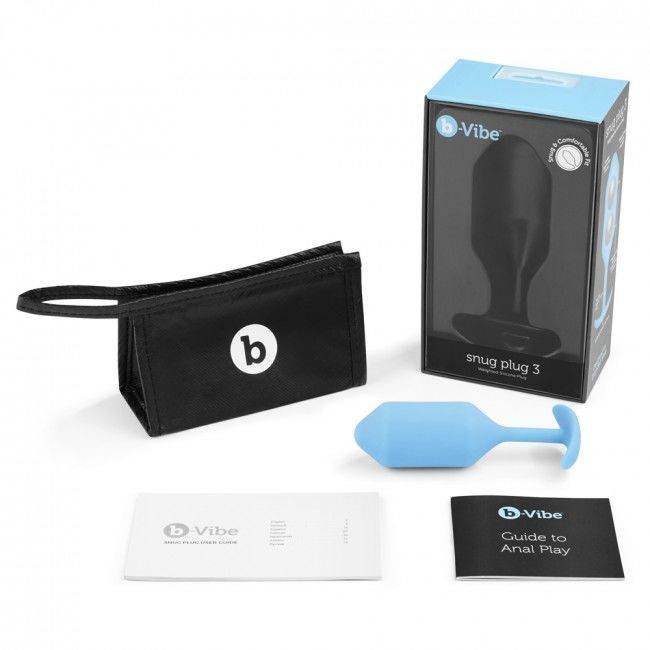 B-VIBE - SNUG ANAL PLUG 3 HIMMELBLAU - Vanelion Paradise