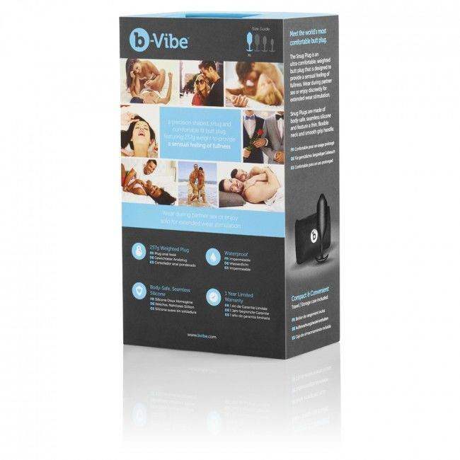 B-VIBE - SNUG ANAL PLUG 4 SCHWARZ - Vanelion Paradise