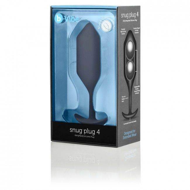 B-VIBE - SNUG ANAL PLUG 4 SCHWARZ - Vanelion Paradise