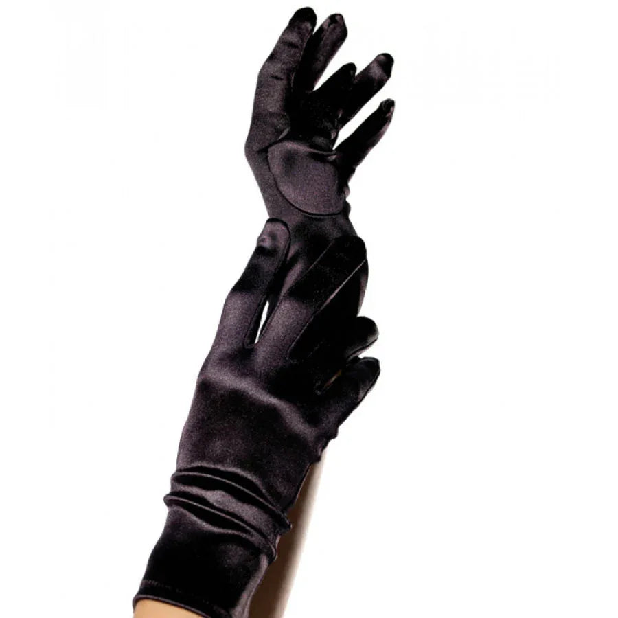 LEG AVENUE - SATIN-HANDSCHUHE SCHWARZ - Vanelion Paradise
