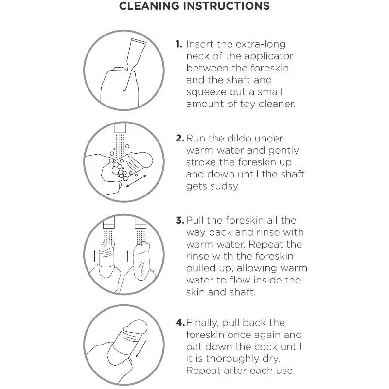 KING COCK - REALISTISCHER DILDO UNGESCHNITTENES FLEISCH 23 CM - Vanelion Paradise