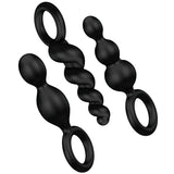 SATISFYER - ANALPLUGS SET 3 ST SCHWARZ - Vanelion Paradise