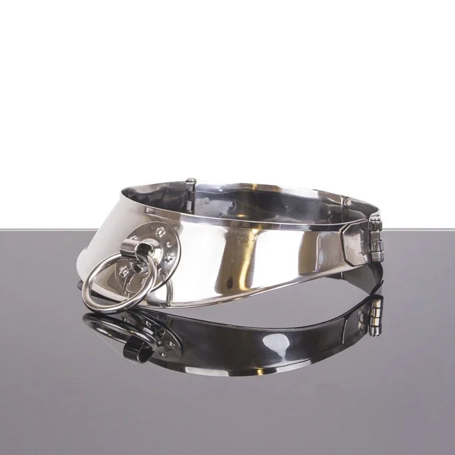 METAL HARD - RÜCKHALTEHALSBAND MIT RING - Vanelion Paradise