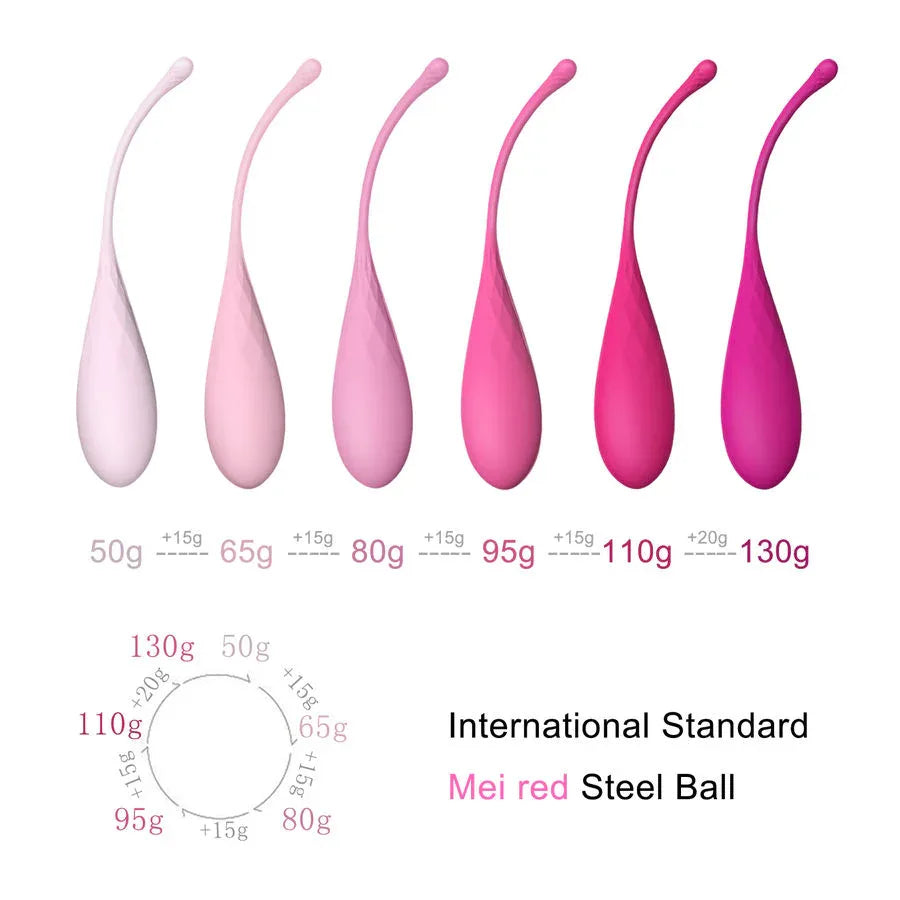 LESLIE - KEGEL FIT PELVIC MUSCLE TRAINING SET 6 STÜCKE - Vanelion Paradise