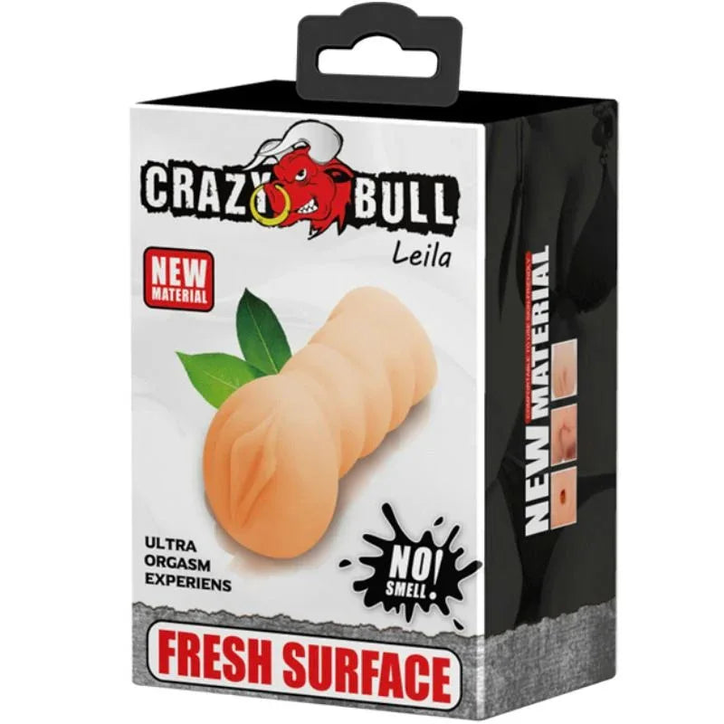CRAZY BULL - LEILA VAGINA MASTURBADOR 13.5 CM - Vanelion Paradise