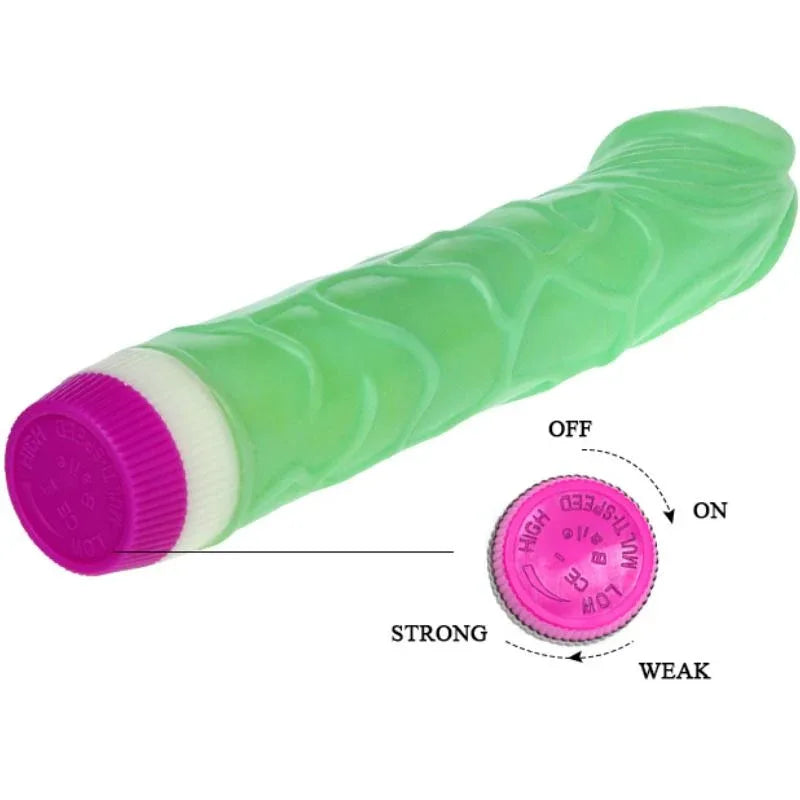 BAILE - WELLEN DES VERGNÜGENS VIBRATOR 23 CM GRÜN - Vanelion Paradise