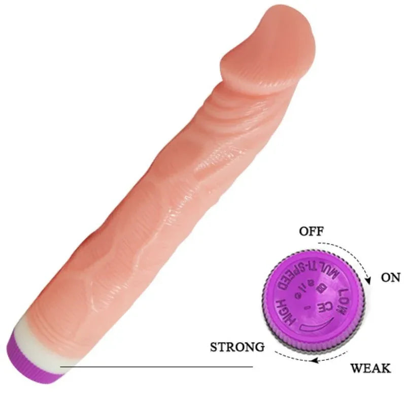 BAILE - NATÜRLICHER REALISTISCHER VIBRATOR 22 CM - Vanelion Paradise