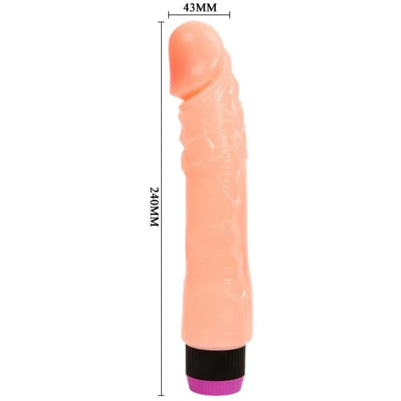 BAILE - NATÜRLICHER FLEXIBLER REALISTISCHER VIBRATOR 24 CM - Vanelion Paradise