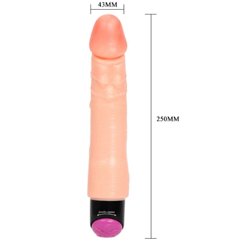 BAILE - FLEXIBLER REALISTISCHER VIBRATOR 25 CM