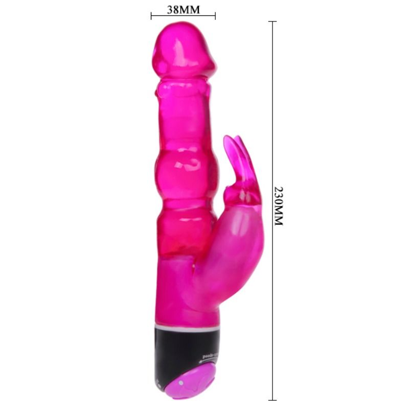 BAILE - WAVES OF PLEASURE FANTASY VIBRATOR MIT KANINCHEN 23 CM