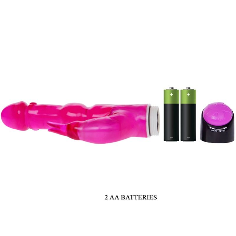 BAILE - WAVES OF PLEASURE FANTASY VIBRATOR MIT KANINCHEN 23 CM