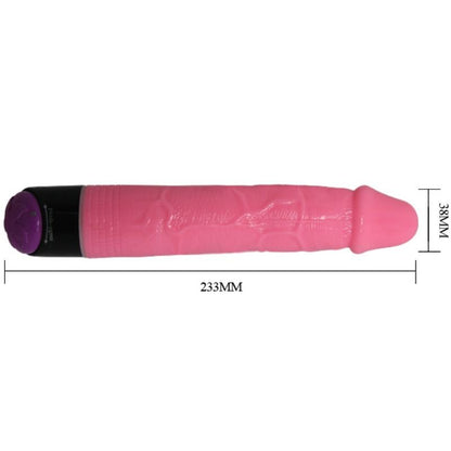 BAILE - BUNTER SEX REALISTISCHER VIBRATOR ROSA 23 CM