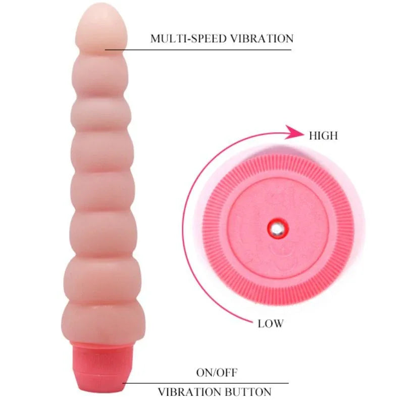 BAILE - FLEXI VIBE SENSUAL SPINE FLEXIBLER VIBRATOR 19 CM - Vanelion Paradise