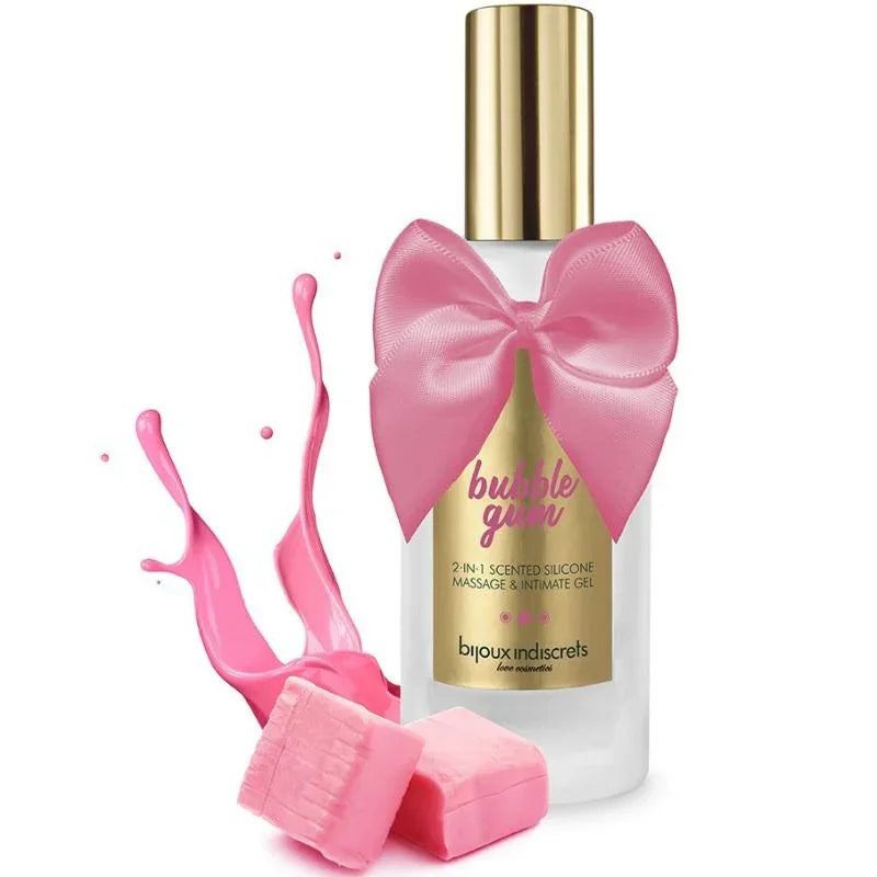 BIJOUX - BUBBLE GUM GEL 2 IN 1 SILIKON ERDBEERKUMMI 100 ML - Vanelion Paradise