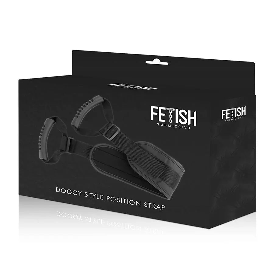 FETISH SUBMISSIVE Doggy-Style Harness – Veganleder & Neopren-Futter - Vanelion Paradise