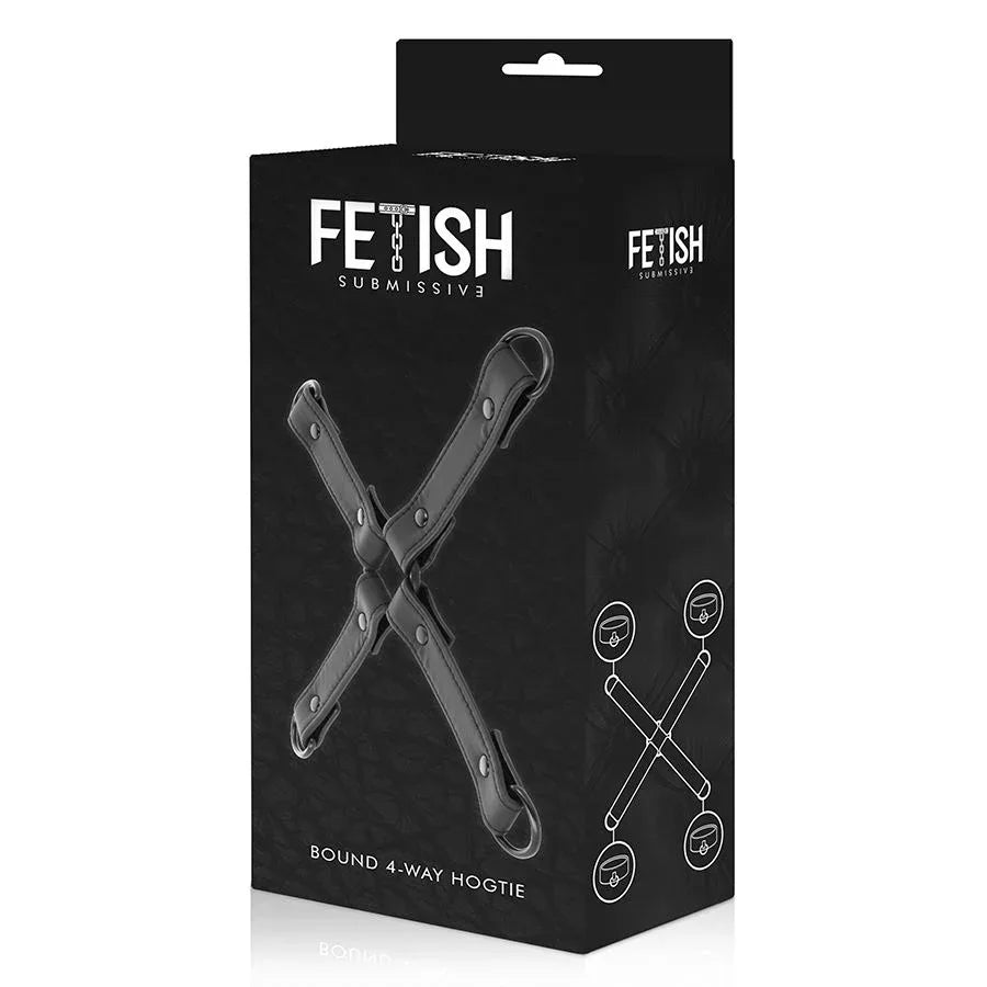 FETISH SUBMISSIVE - HANDSCHELLENVERBINDUNG AUS VEGANEM LEDER - Vanelion Paradise