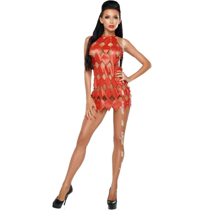 ME-SEDUCE - GWEN KLEIDEN NACKTER RÜCKEN ROT S/M - Vanelion Paradise