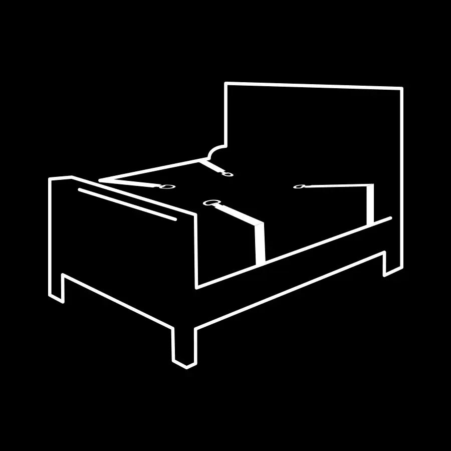 FETISH SUBMISSIVE - SET AUS HANDSCHELLEN UND KRAWATTEN MIT NEOPREN-FUTTER - Vanelion Paradise