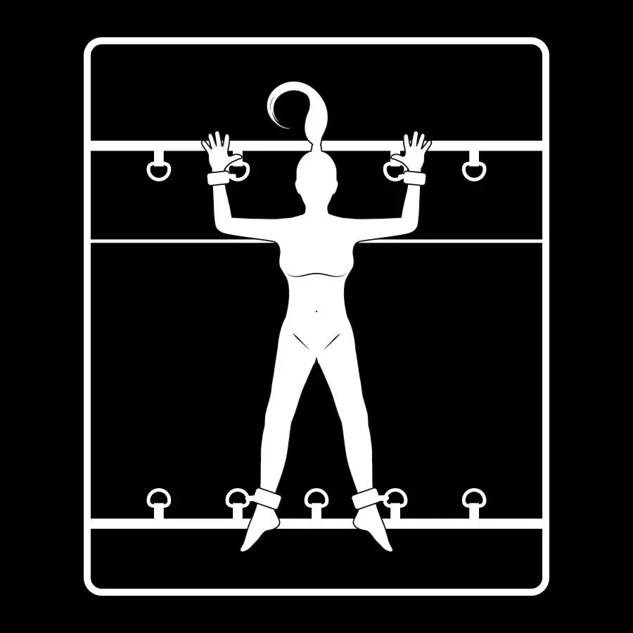 FETISH SUBMISSIVE - LUXUS-BETTBAND-SET MIT NEOPREN-FUTTER - Vanelion Paradise