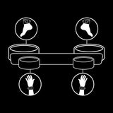 FETISH SUBMISSIVE Spreizstange – verstellbar, Neopren & veganes Leder - Vanelion Paradise